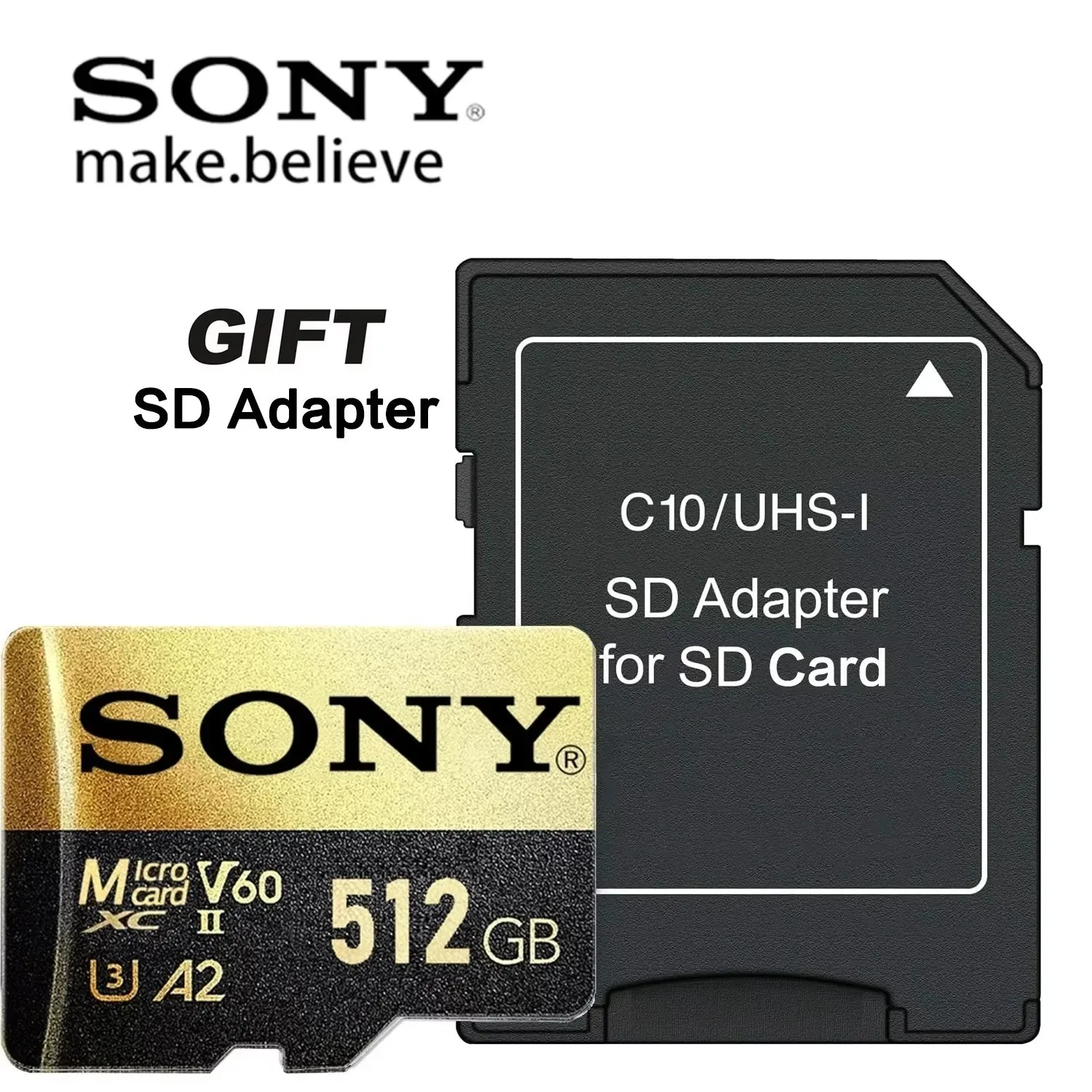 High-Performance SONY Micro SD Memory Card - Multiple Storage Options for Enhanced 4K Video Recording and Data Storage
