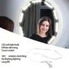 Touch Control LED Makeup Mirror Light Strip - Easy Installation & Bright Lighting for Flawless Makeup 3