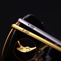 1 pièces/3 pièces pilote mode lunettes hommes Top qualité marque concepteur verre trempé lentille AO pilote mode lunettes pour femmes mâle 2