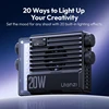 Ulanzi LE20 20W RGB Pocket Light CRI 95+ 2500K-9000K Dimmable Photography LED Video Light for DSLR Camera Vlog Livestreaming 4