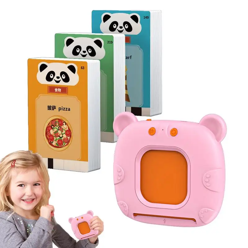 

Early Learning Card Machine Kindergarten Children Bilingual Learning Toys Educational Learning Toys For Preschool Cartoon