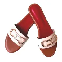 Simple Solid Color Design Wear Beach Ladies Slippers 2025 New Everyday Style Fashion Solid Color Office Women's Slippers - Image 5
