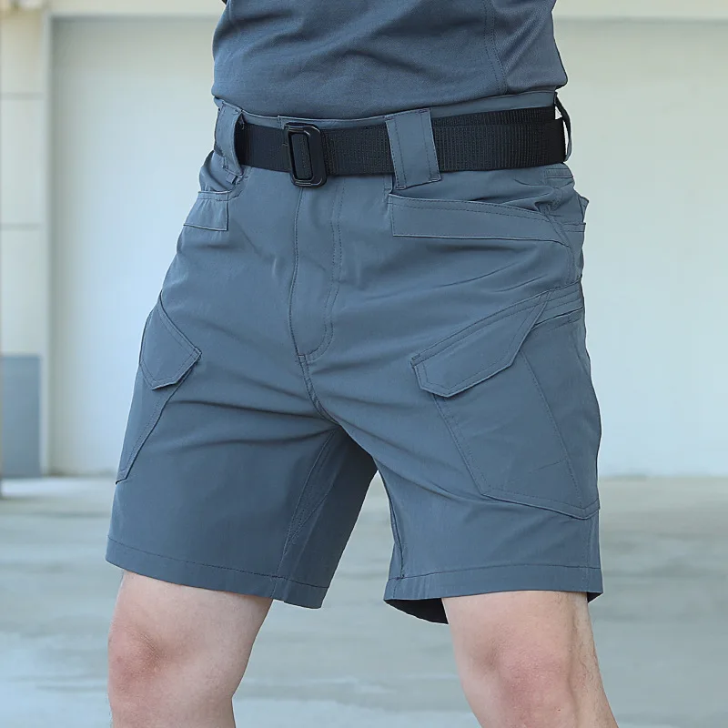 Men's Shorts Loose Multi-Pocket Overalls Summer Comfortable