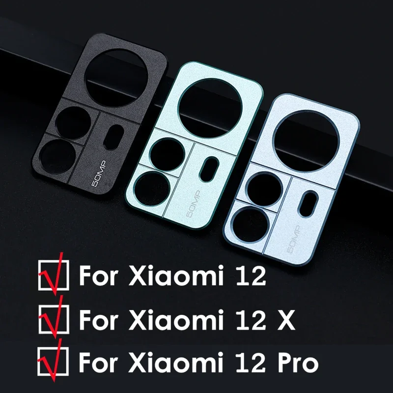 Camera Lens Cover For XiaoMi 12 Pro 12X Back Aluminum Metal Camera Protector For XiaoMi Mi 12Pro 12 X Anti-scratch Lens Ring New