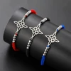 96653-338bf4.jpg Dawapara – Bracelet à breloques avec nœud de sorcière pour femmes, amulette de Protection des nœuds celtiques, chaîne de perles en acier inoxydable, bijoux Wiccan de sorcellerie