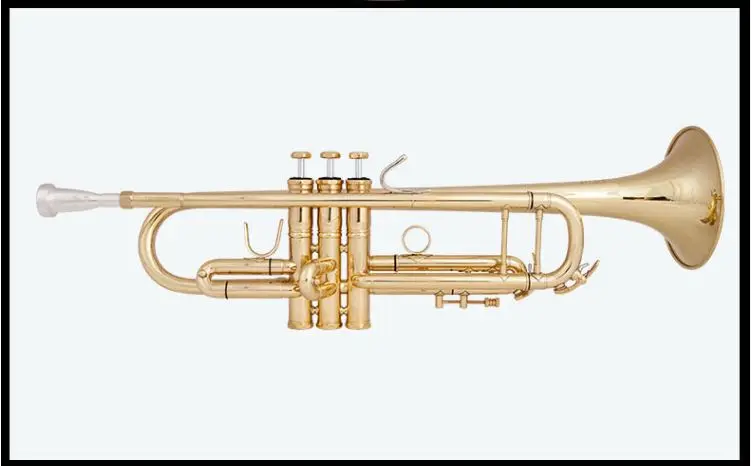 Silver Plated Trumpet LT197GS-77 Small Brass Musical Instrument Trompeta Professional High Grade. Bb Small Trumpet