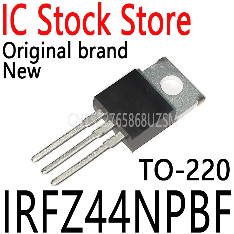 

50PCS New and Original TO-220 N-channel 55V/49A Direct Plug MOSFET Feld Effect Tube IRFZ44NPBF