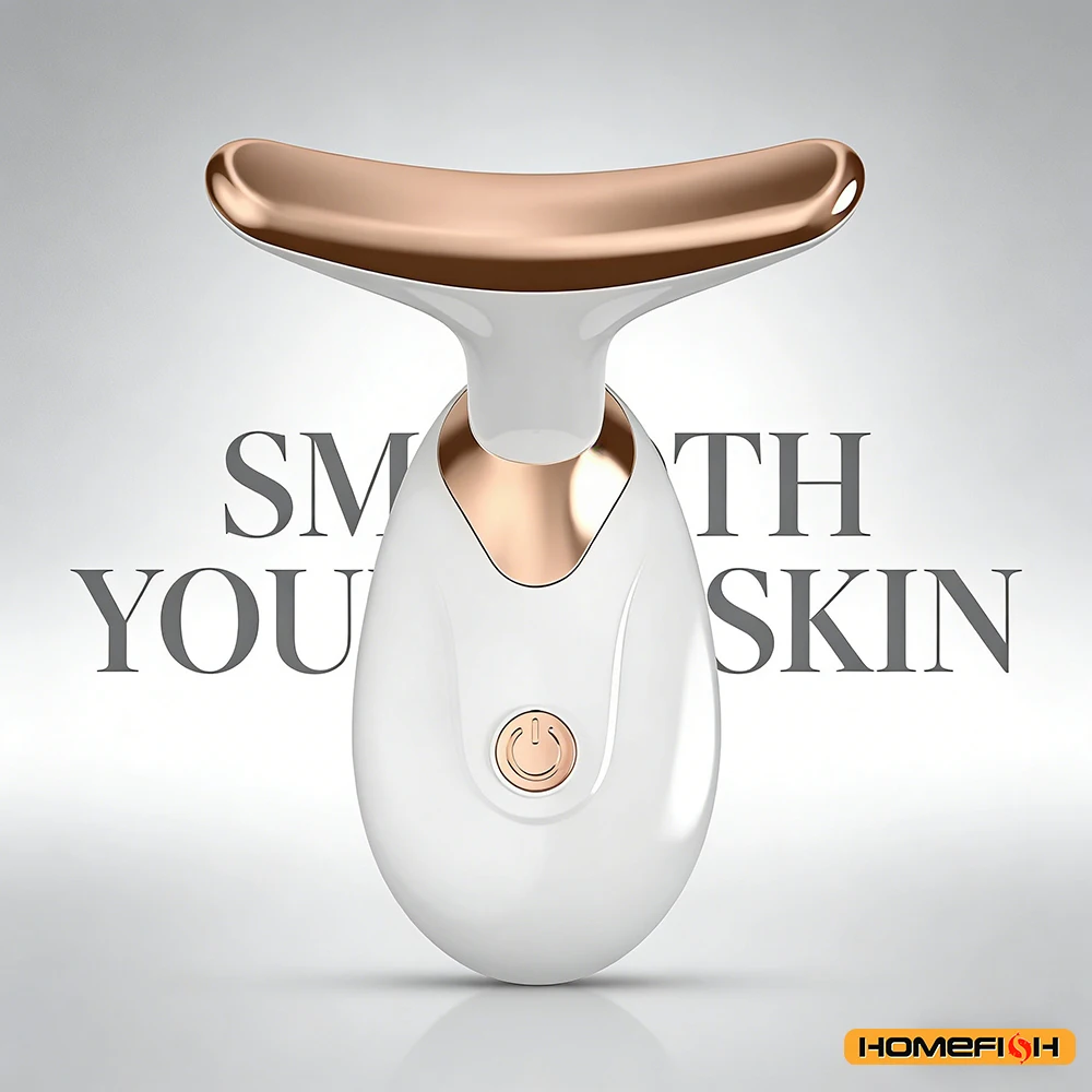 Advanced EMS Microcurrent Facial Firming Massager - Instantly Tighten Skin and Smooth Wrinkles with Ion-Enhancement, Portable Design