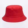 Custom Logo Bucket Hat Cotton Blank Embroidery Cap Unisex Reversible Outdoor Bob Kpop Fishreman Hats Wide Brim Sun Visor Gorras 4
