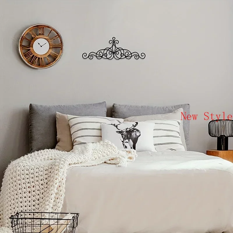 

Metal Wall Hanging Decor Traditional Metal Scroll Home Art Decor Rustic Iron Wall Medallion Black Metal Scroll Wall Art Iron Hom