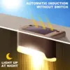 Solar Deck Lights Fence Post Solar Lights for Patio Pool Stairs Step and Pathway LED Deck Lights Solar Powered Outdoor Lights 6