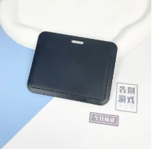 슬라이딩 커버 ID 이름표 홀더, 버스/근무증 카드 커버, 가슴 주머니, 증명서 카드 홀더, 배지, 버스 카드 슬리브