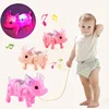 Cute Electric Walking Pig Toy with Light Musical Kids  Pink Color Funny Electronics Toy Children Birthday Gift Toys 2