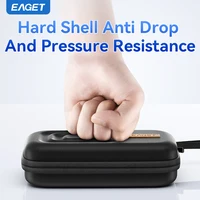Eaget 2,5-дюймовый чехол для жесткого диска, портативная сумка для жесткого диска для внешнего портативного жесткого диска, чехол для хранения, защита черного цвета — изображение 6