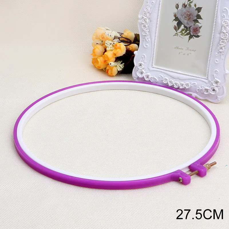 

Plastic for Cross Stitch Machine Embroidery Hoop Ring Sewing Tool 27.5cm