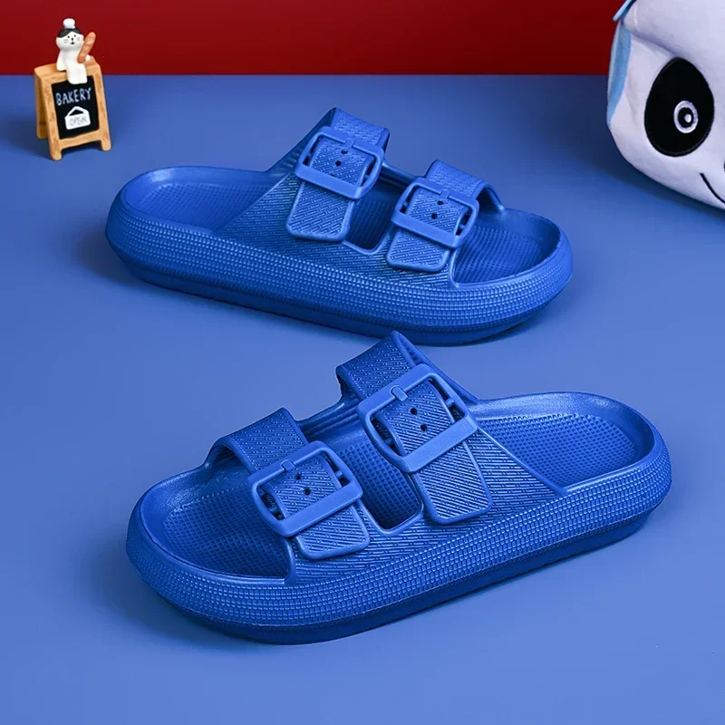 Summer Kids EVA Sandals Lightweight Comfortable Non-Slip Beach Shoes for Boys Girls Children Antiskid Slippers