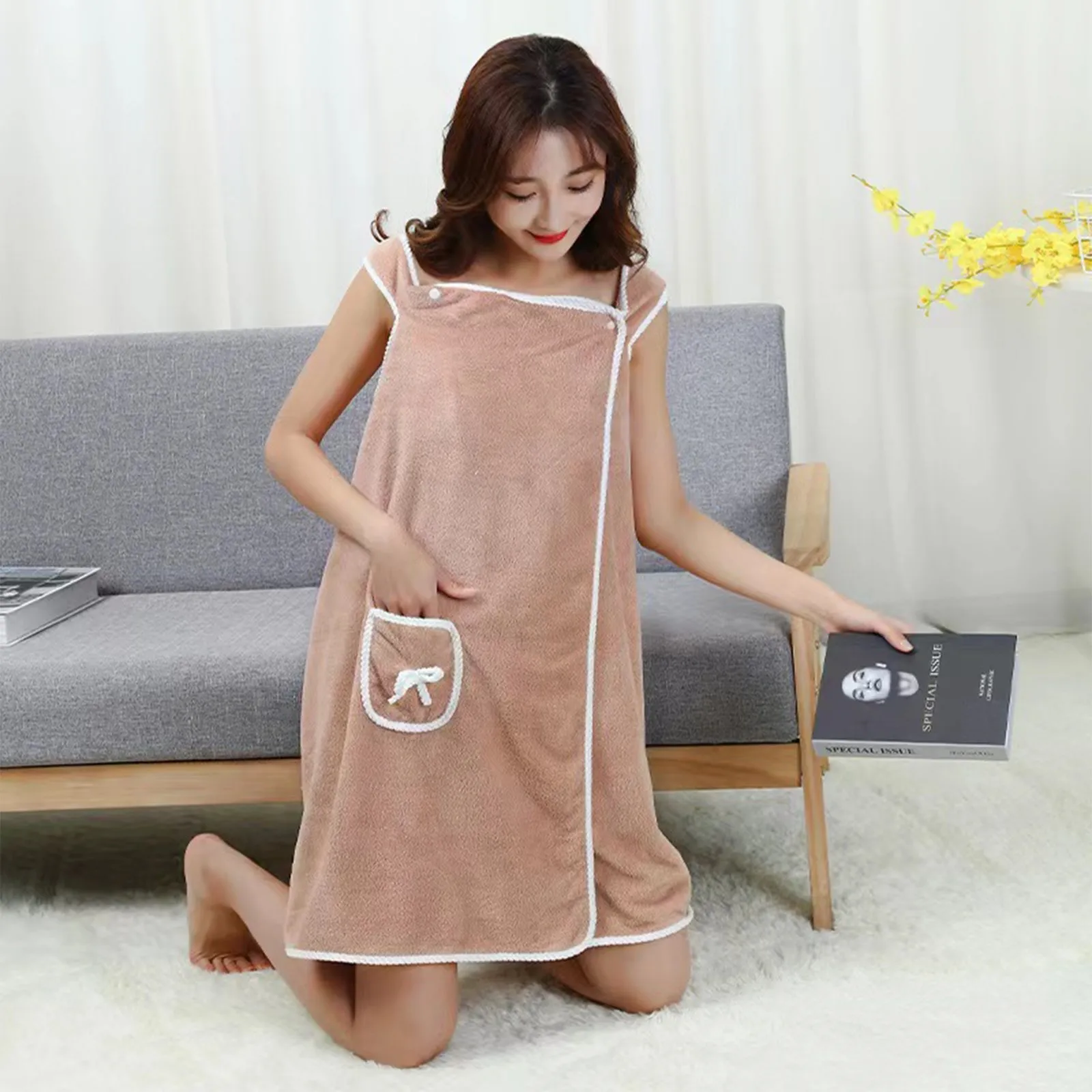 Variety Bath Skirt Towel Home Wearable Bath Towel Female Adult Sling Skirt Accesorios De Ba&ntilde;O bath towel