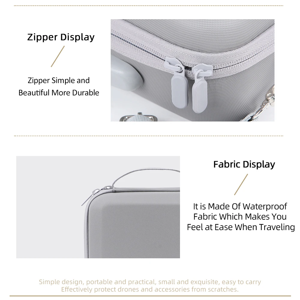 Mallette de transport rigide pour DJI Neo 2 - Sac étanche antichoc