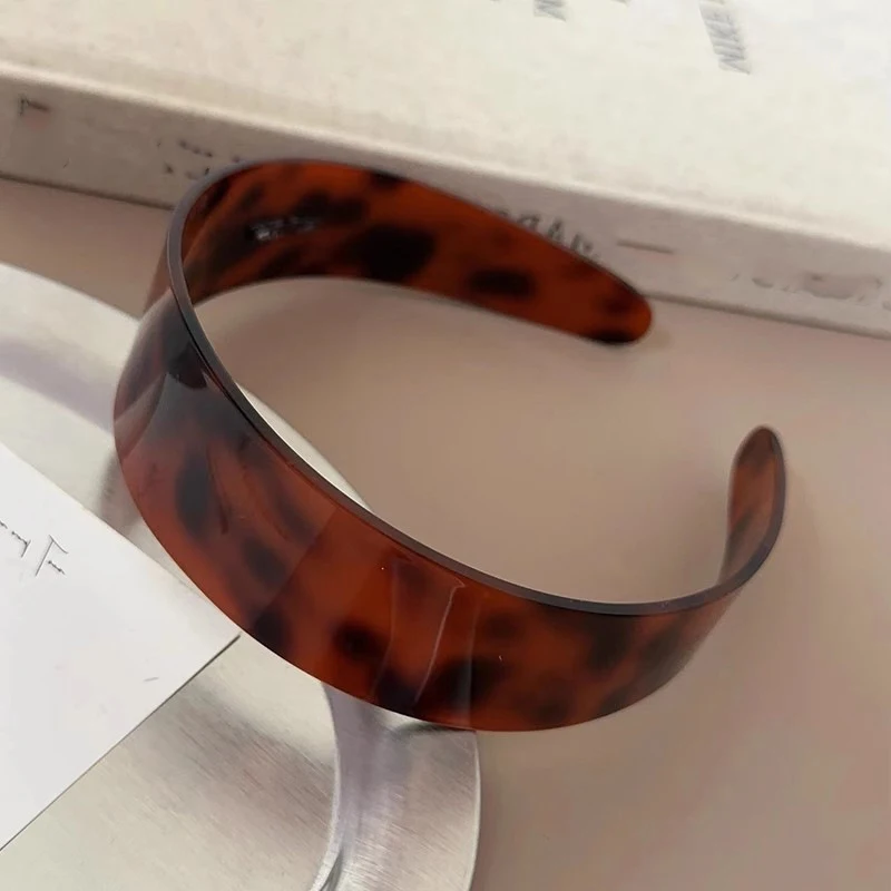 2pcs Retro Tortoiseshell Pattern Hair Headband Set