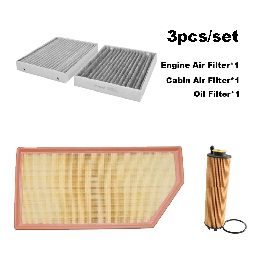 Комплект фильтров для Mercedes-Benz S500L 4matic W223 3,0 T S400L S450L Maybach S480, масляный фильтр для салона двигателя A/C 6540940004, 3 шт.