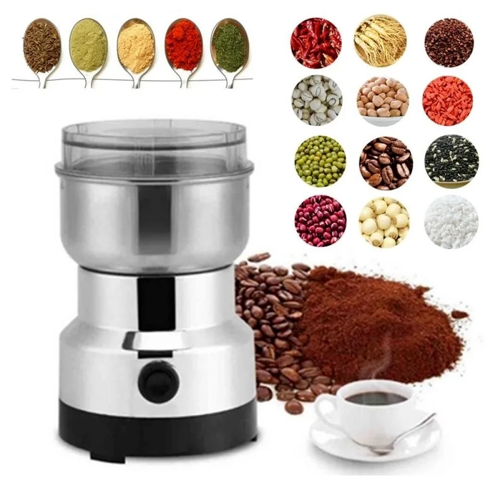 

Electric Coffee Grinder Stainless Herbs Spices Nuts Grains Coffee Bean Grinding Machine Multifunctional Coffe Grinder Machine