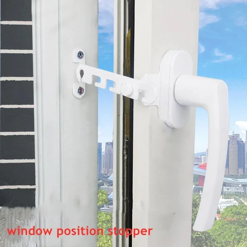 Window Limiter latch position stopper 165mm casement wind brace Child Safety door Sash blocking Lock security protection