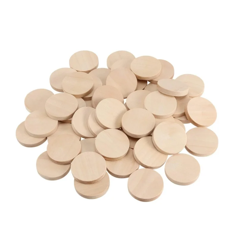 Unfinished Wood Rounds for Crafting and Decorating