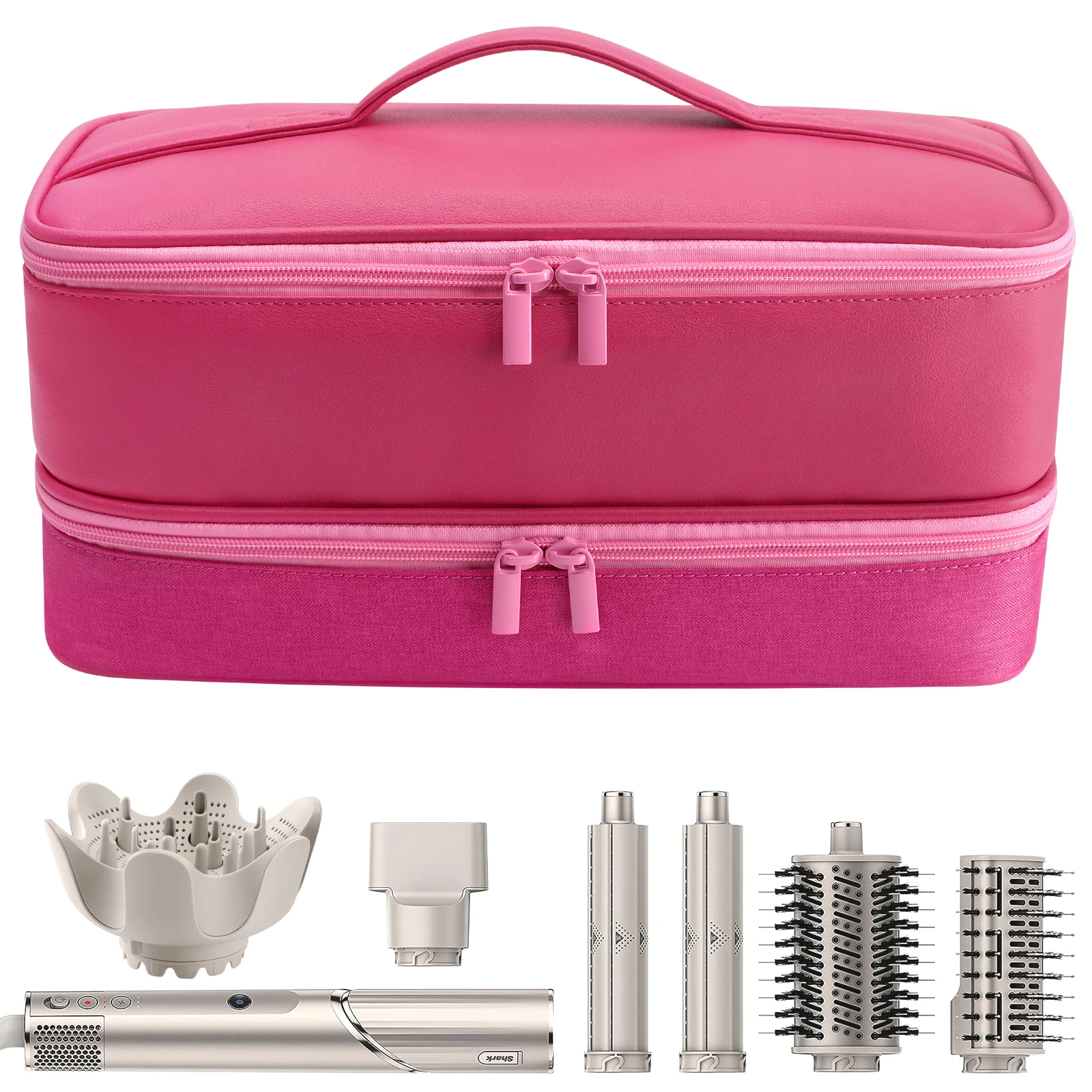 Portable Double-Layer Hair Dryer Storage Case