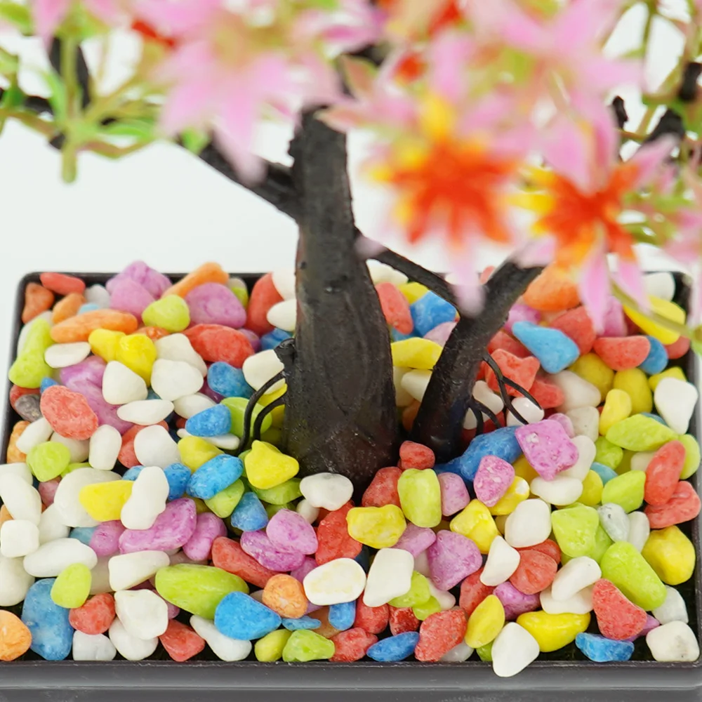 Natural Colour Pebbles Flower Bonsai Stone Small Pot Succulent Plant Fish Tank Stones Outdoor Gravel Aquarium Vase Decorative decorative stones