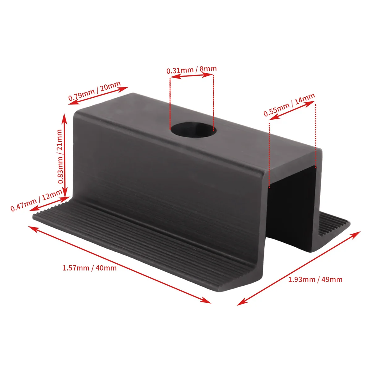 Pannelli Solari Fotovoltaici Con Morsetto Centrale 10 X, Nero, Morsetto Del Modulo Per Tutte Le Altezze Del Telaio, Staffa Per Pannelli Solari Per Tet