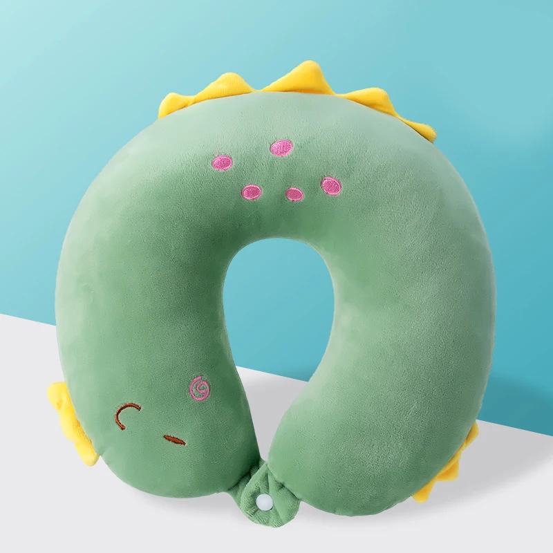 Creative  U-shaped Pillow Cartoon Animal Bear Cat Shape Adult BabyTravel Neck Pillow Car Seat Office Plane Sleeping Pad