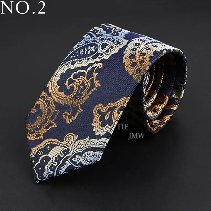Neue Design Hochzeit Männer Krawatte Grün Wein Rot Braun Paisley Blume Krawatten Männer Business Dropshipping Bräutigam Kragen Zubehör Geschenk – Detail 2