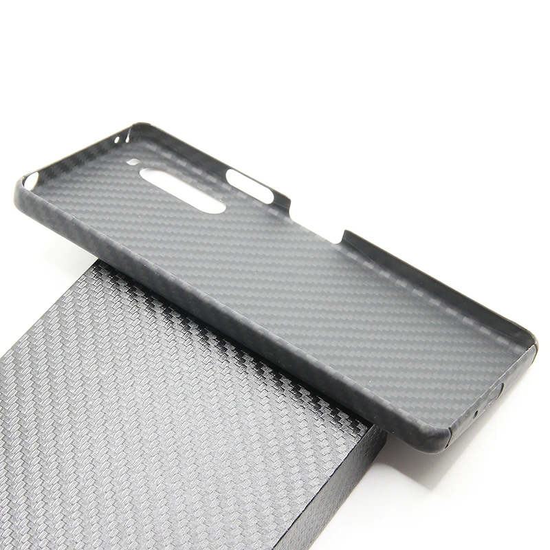 Carbon fiber phone case for SONY Xperia 10IV 4th 10iii 3th 10V 5th Thin and light attributes Fine lines Aramid fiber shell