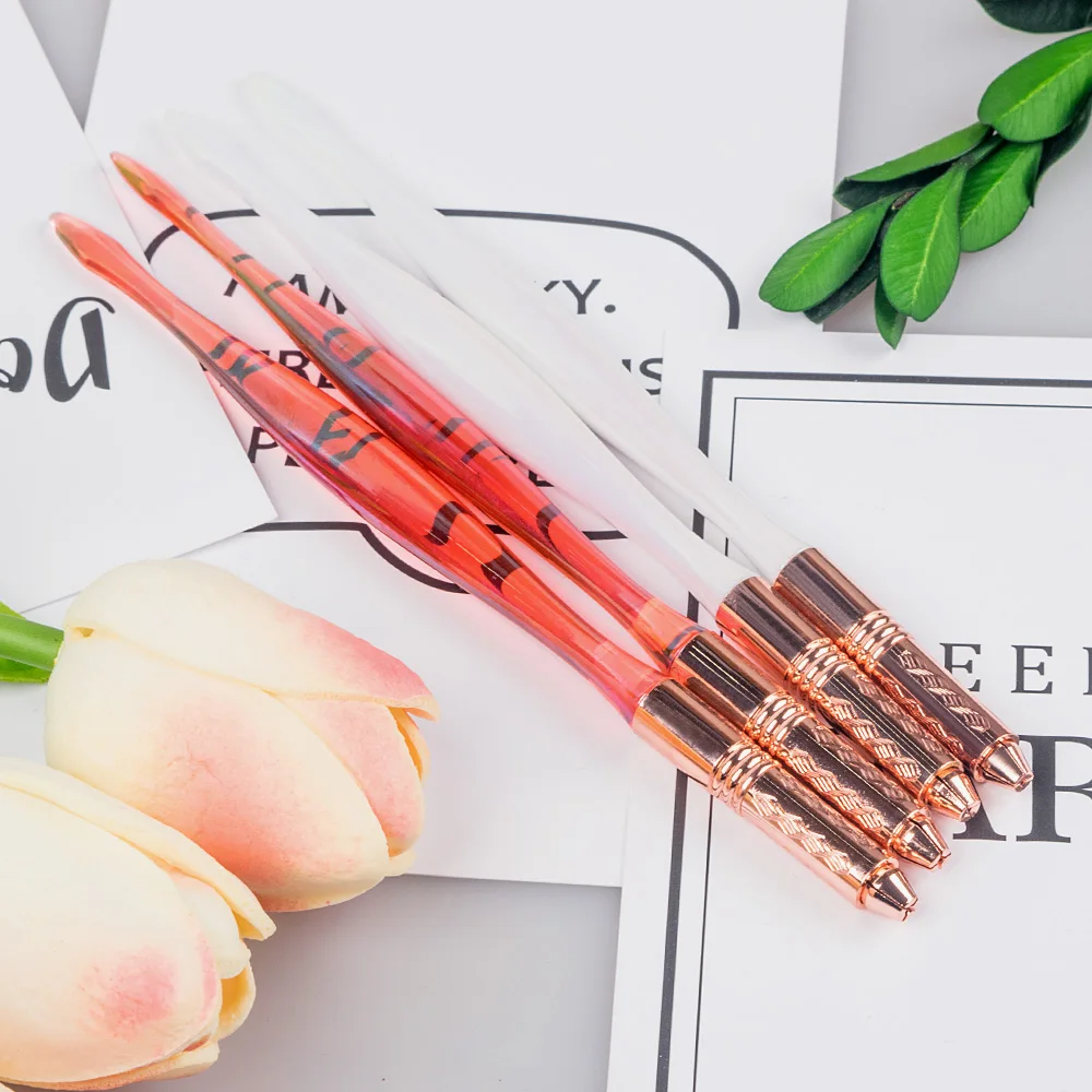 

Микроблейдинг ручной Кристальный акриловый лазер тату ручка Перманентный макияж для бровей инструменты для плоских круглых игл