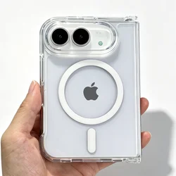 Magnetic Transparent Phone Case with MagSafe Wireless Charging Compatibility for iPhone 12 Pro Max (Magnetic)