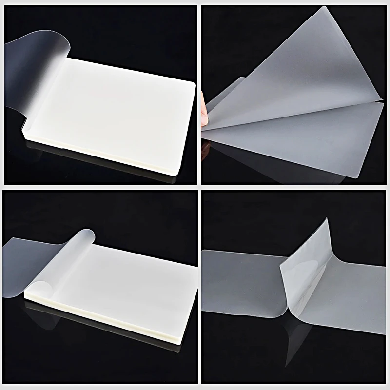 50/100Pcs 3R 4R 5R 6R A4 80 Mic 5/6/7/8inch Laminating Film PET EVA Plastic Filmfor Hot Laminator For Photo/Files/Card/Picture