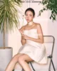 OLOEY Simple Ivory Satin Short Wedding Dresses Korea Photoshoot Strapless A Line Mini Bride Gowns Zip Corset Bow Customized 2