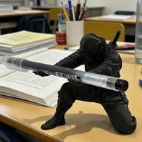 1PCS 3D Printed Ninja Pen Holder, Unique Figure Stationery Organizer, Desktop Decoration, Craft for Pen Storage 4