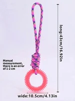 Dog Toys Chew Toys for Dogs Interactive Training Pet Toy  Ring Spiked Ring Dog Teeth Cleaning Pet Supplies 2