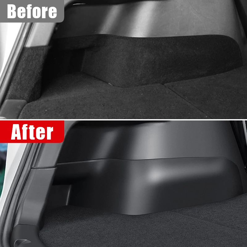 For Tesla Model Y 2021 2022 2023 Car Trunk Side Guards TPE Cover Corner  Protection Shell Interior Modification Accessories