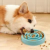 Pet Dog Slow Feeder Bowl Fun Non Slip Anti-Gulping Slower Food Feeding Dishes Eco Dog Bowl for Small Medium Large Dogs Puppy 6