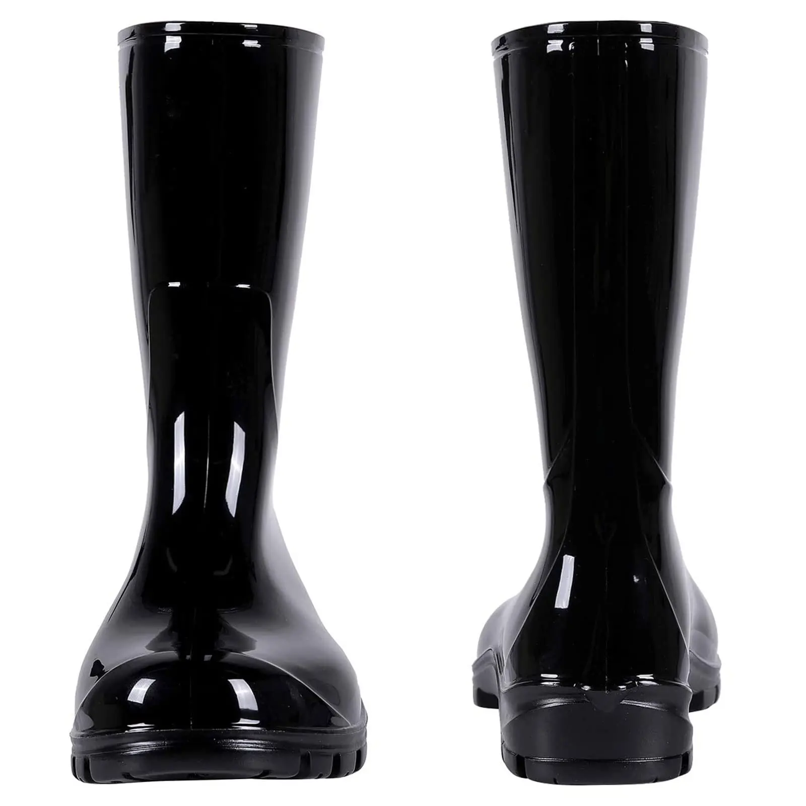 Comwarm Summer Women's Rain Boots Printed Rain Shoes Outdoor Work Anti-Slip Waterproof Boots High Quality Comfort Rubber Shoes