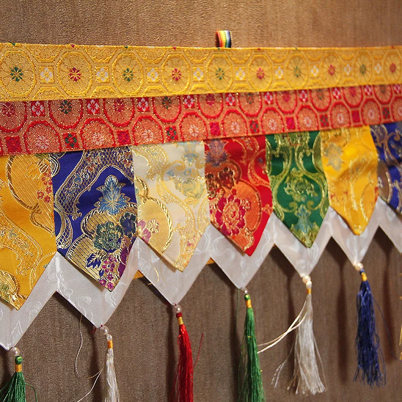 

500CM long Wholesale Buddhist suppliy Buddhism HOME Temple buddha Hall Wall Deco Enclosing curtain Tapestry draperies WEIMAN