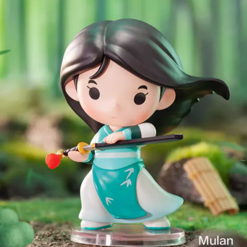 POP MART Disney Princess Han Chinese Costume Series Blind Box Toys Mystery Box Mistery Caixa Action Figure Model Birthday Gift