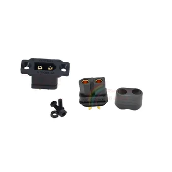 Amass XT60BE-M ขั้วต่อแบตเตอรี่ XT60 ปลั๊ก Gold-plated XT60 ติดตั้ง Connector ซ็อกเก็ตสีเหลืองหรือ XT60H-F ชาร์จได้อย่างรวดเร็ว 10