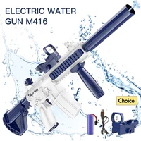M416 Water Gun Fully Automatic Shooting Toy Summer M416 Water Gun Battle Beach Outdoor Entertainment Children's and Adult Toys