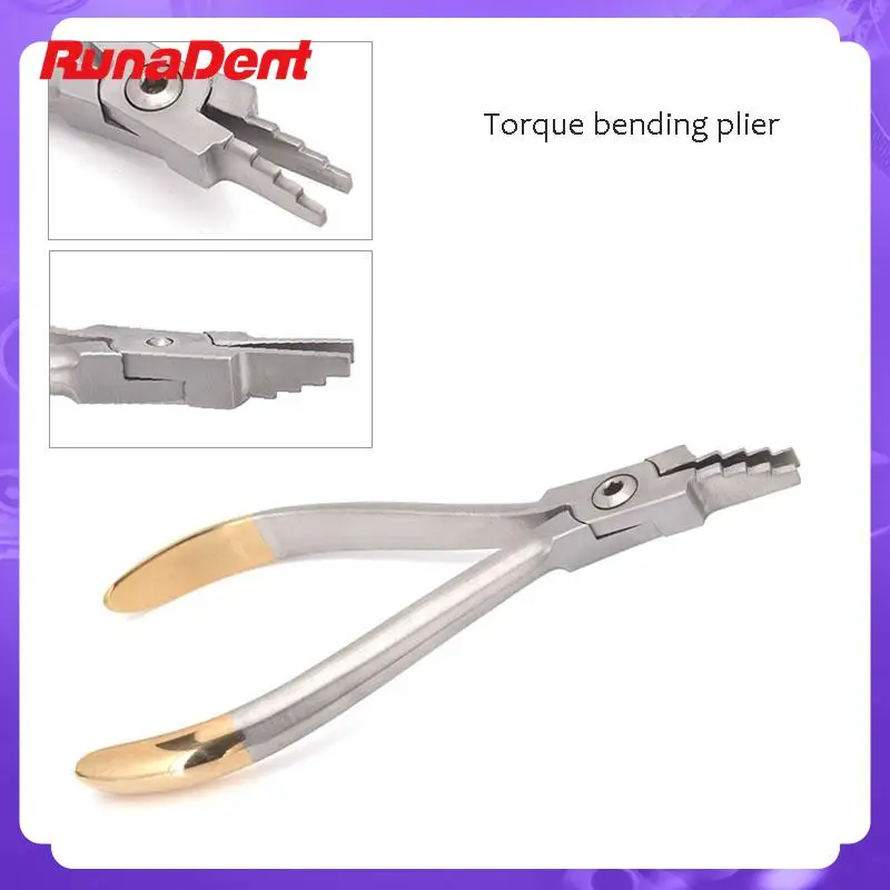 

Dental Maximum for Wire Diameter 0.7Mm Orthodontic Torque Bending Plier Wire Loop Forming Plier Nance Plier Stainless Steel