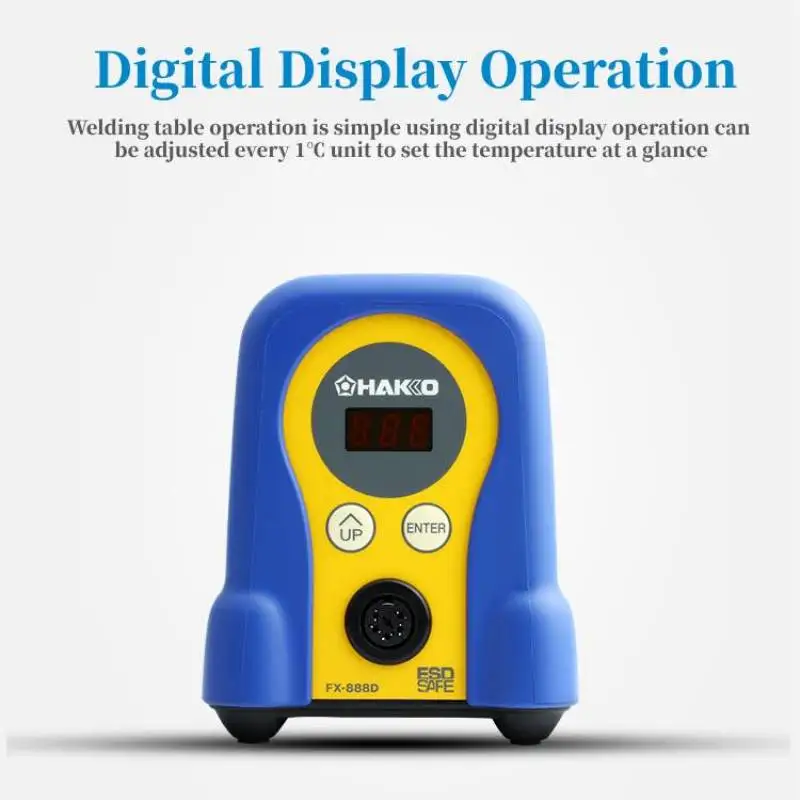 HAKKO 100% FX-888D Electronics Soldering Station 220V Professional ESD Welding Tin Equipment PCB Mobile Phone Repair Tools 3