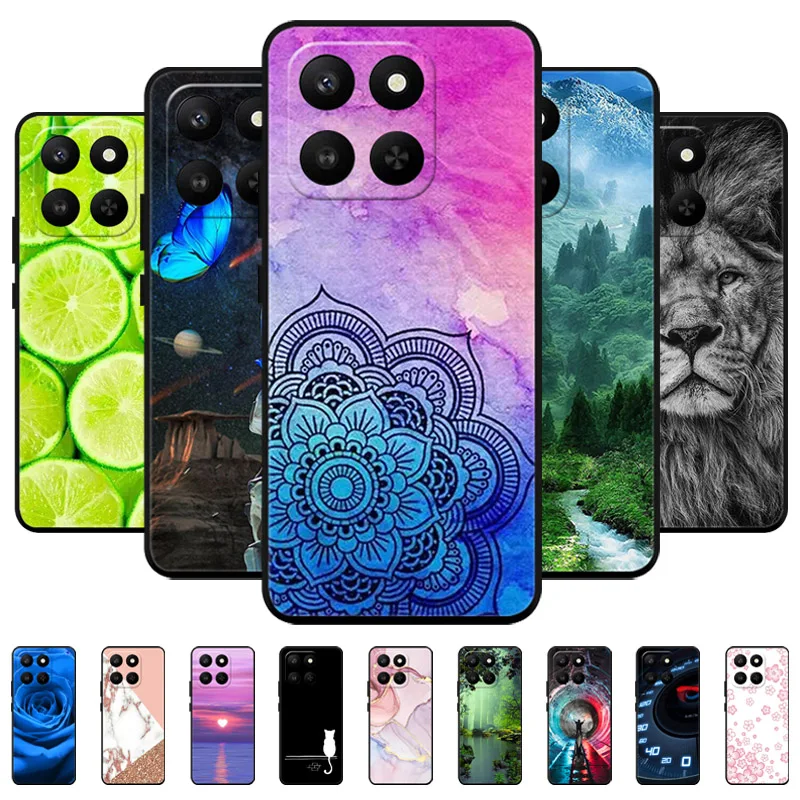 Stylish Cool Wolf Lion Design Soft Silicone TPU Phone Case