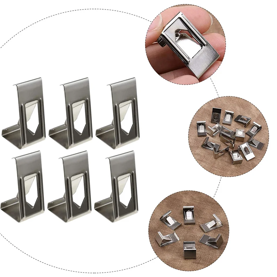 18 stuks cliphaken voor foto's, haken met veerclip, accessoires voor fotolijst, metaal, veer, wiel, clip haken voor het ophangen van lijst, canvas